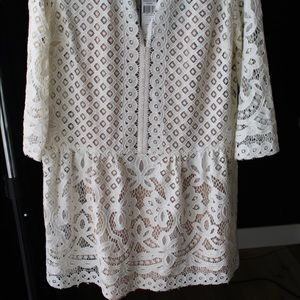 BCBG Crochet Dress